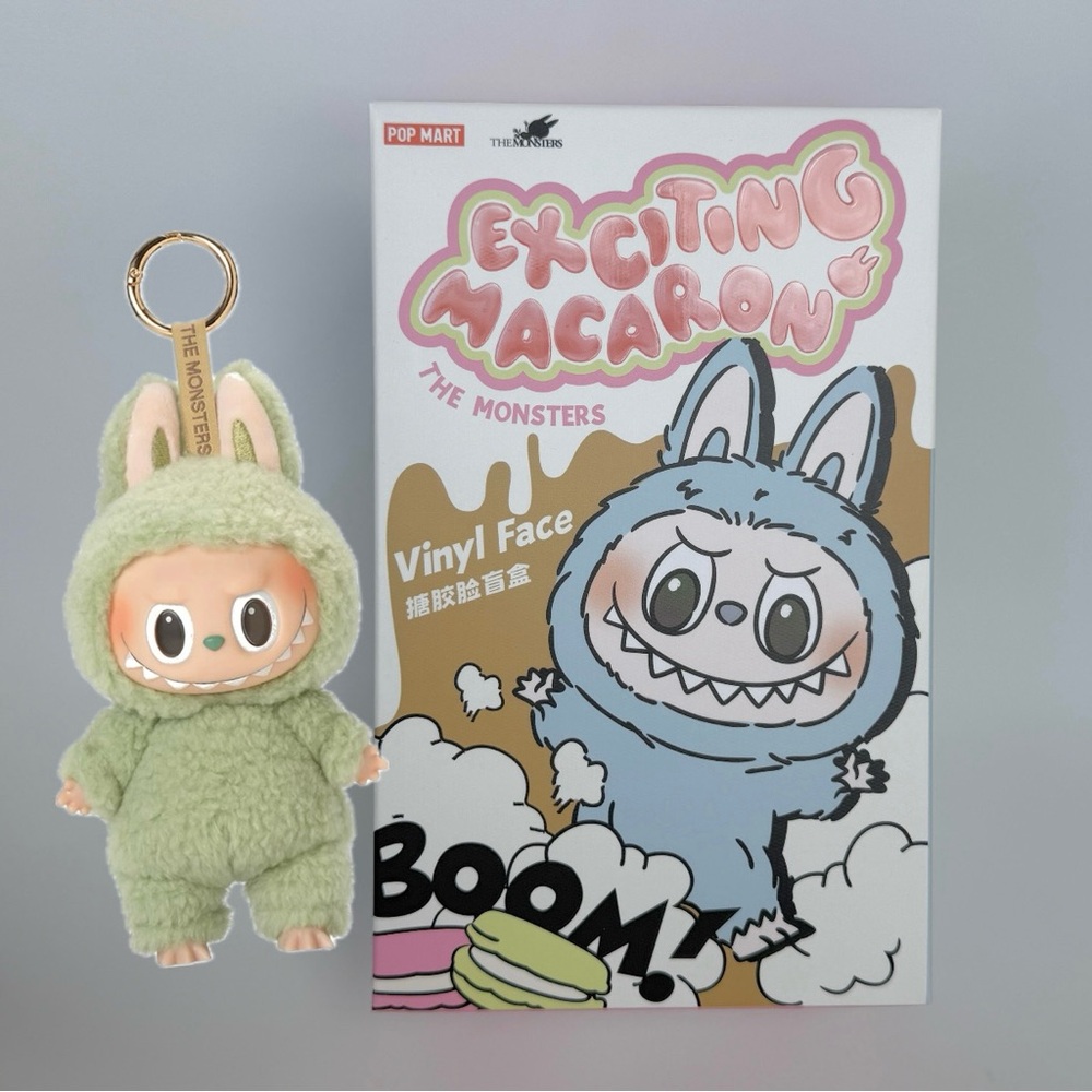 Exciting Macaron Labubu - Green Grape Authentic Sealed in Box